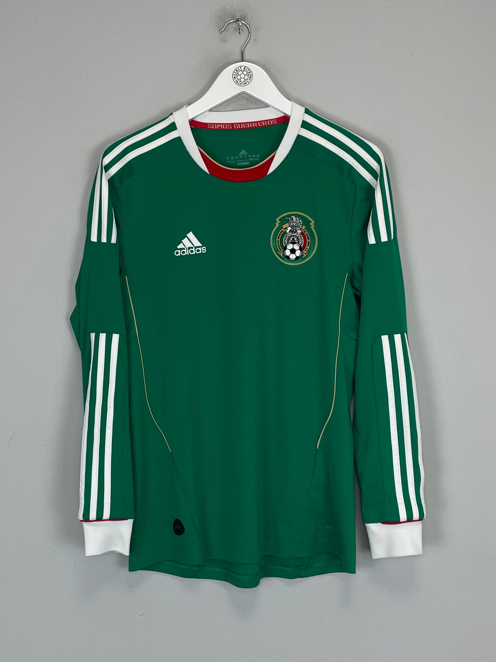 Shop 2011/13 MEXICO L/S HOME SHIRT (S) ADIDAS, classic football shirts, vintage football shirts & retro soccer jerseys at Cult Kits