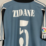 2001 REAL MADRID ZIDANE #5 THIRD SHIRT (XL) ADIDAS