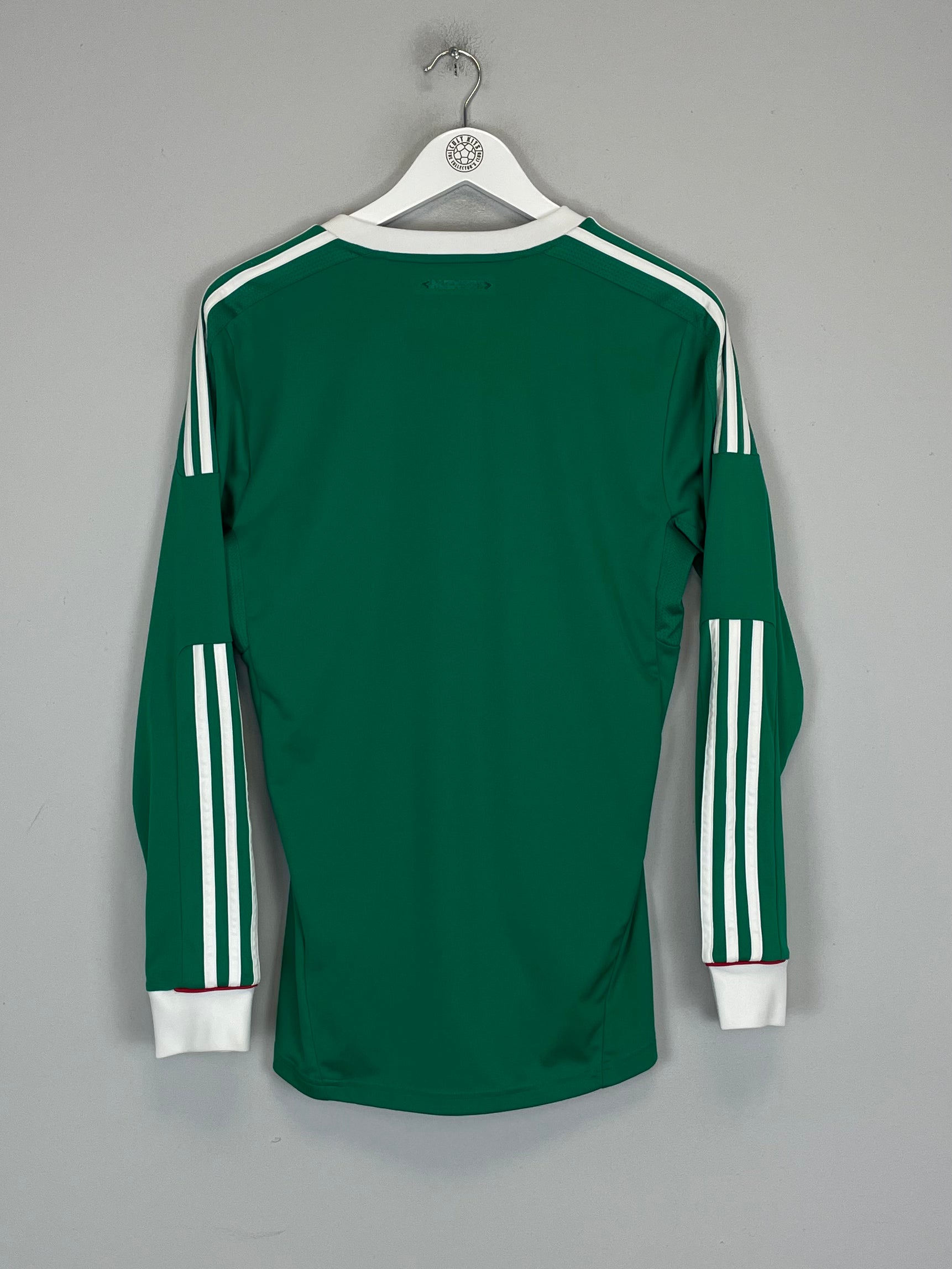 Shop 2011/13 MEXICO L/S HOME SHIRT (S) ADIDAS, classic football shirts, vintage football shirts & retro soccer jerseys at Cult Kits