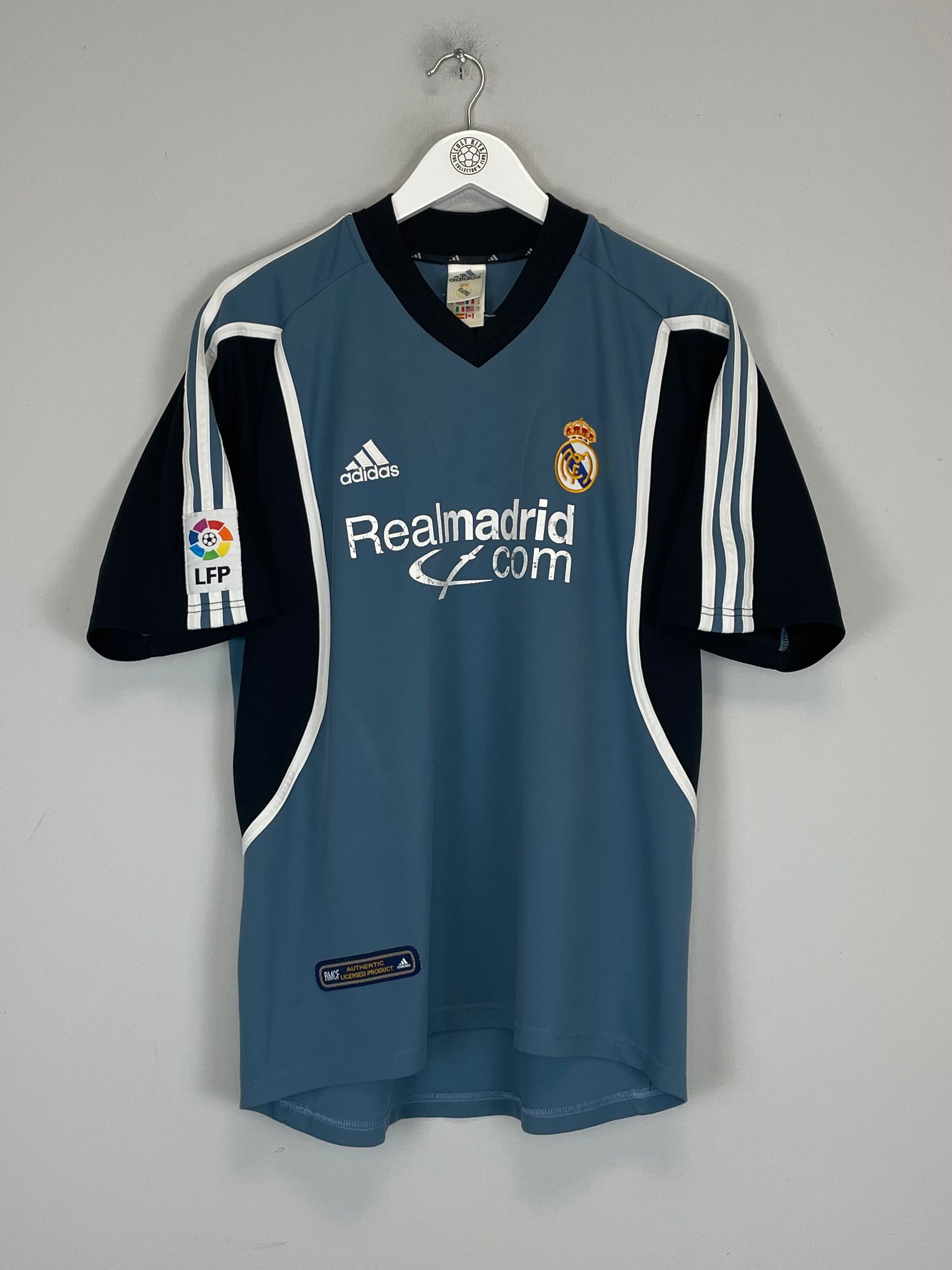 Shop 2001/02 REAL MADRID GUTI #14 THIRD SHIRT (M) ADIDAS, classic football shirts, vintage football shirts & retro soccer jerseys at Cult Kits