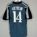 Shop 2001/02 REAL MADRID GUTI #14 THIRD SHIRT (M) ADIDAS, classic football shirts, vintage football shirts & retro soccer jerseys at Cult Kits