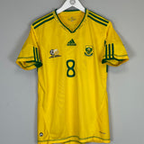 Shop 2010 SOUTH AFRICA TSHABALALA #8 HOME SHIRT (XL) ADIDAS, classic football shirts, vintage football shirts & retro soccer jerseys at Cult Kits