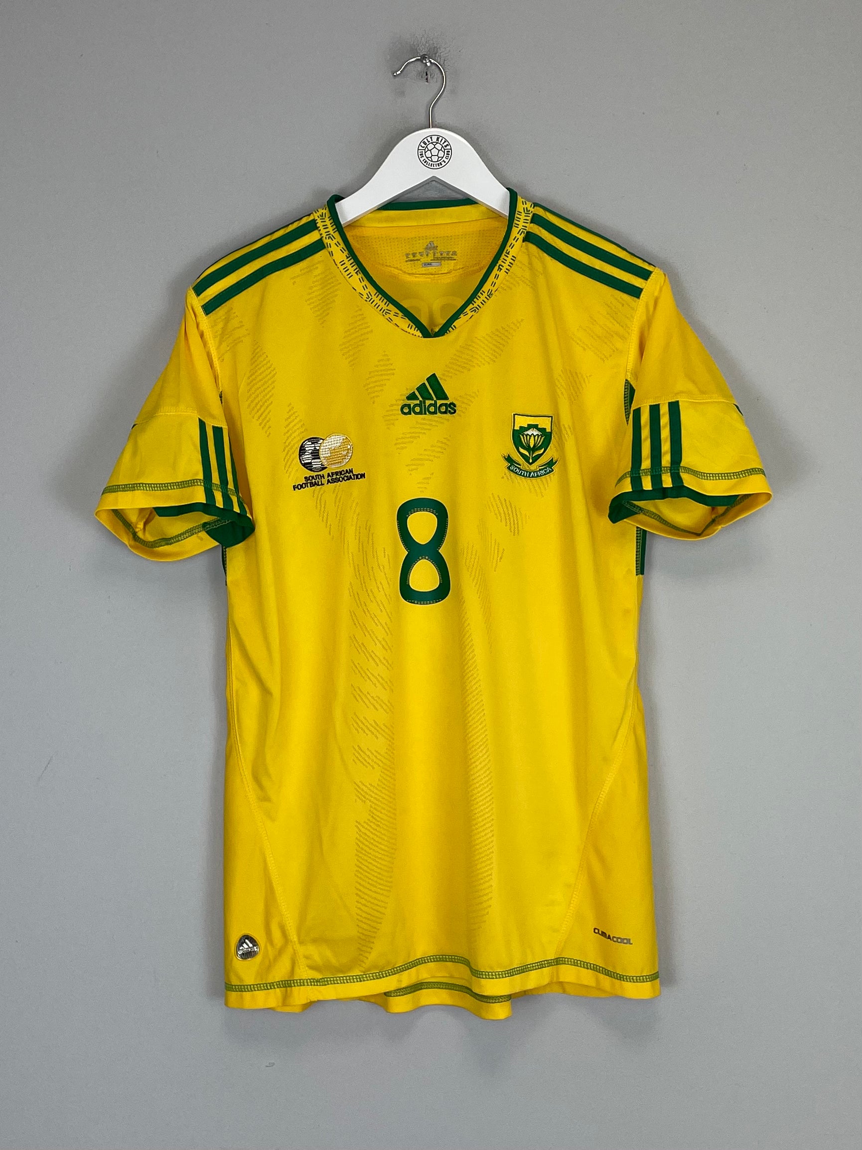 Shop 2010 SOUTH AFRICA TSHABALALA #8 HOME SHIRT (XL) ADIDAS, classic football shirts, vintage football shirts & retro soccer jerseys at Cult Kits