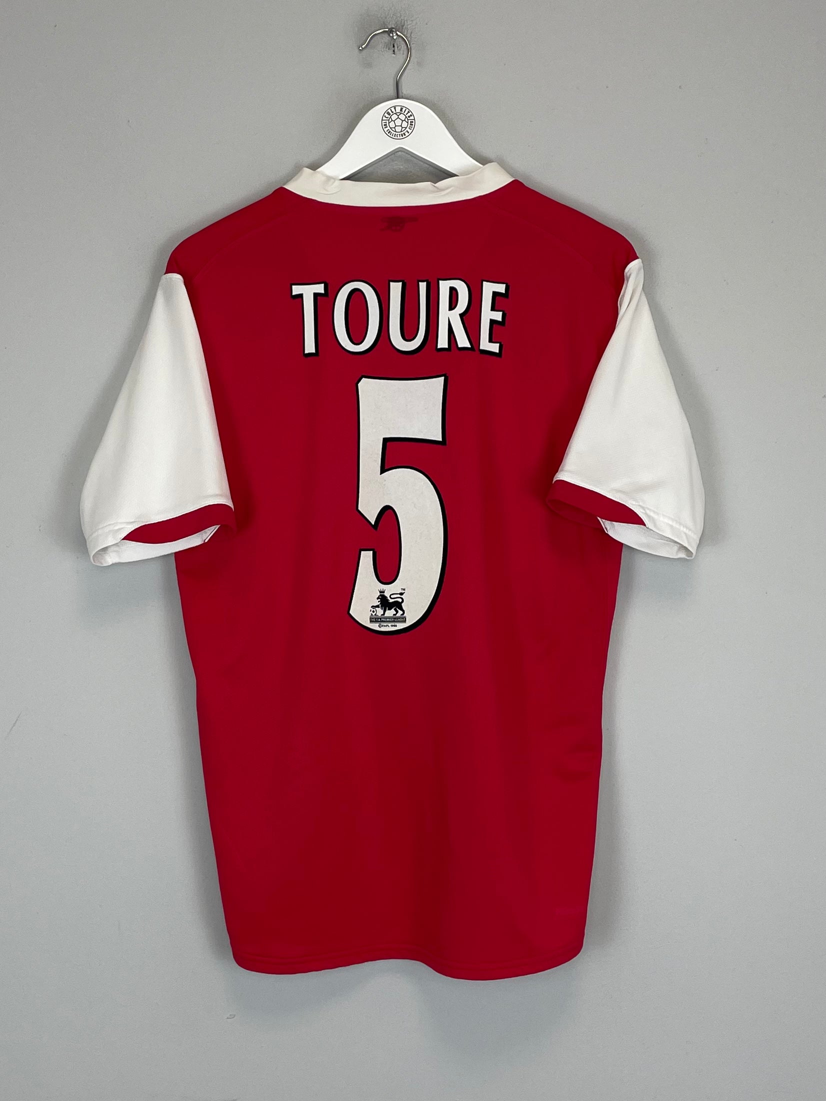 Shop 2006/07 ARSENAL TOURE #5 HOME SHIRT (M) NIKE, classic football shirts, vintage football shirts & retro soccer jerseys at Cult Kits