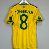 Shop 2010 SOUTH AFRICA TSHABALALA #8 HOME SHIRT (XL) ADIDAS, classic football shirts, vintage football shirts & retro soccer jerseys at Cult Kits