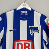 2012/13 HERTHA BERLIN BEN HATIRA #10 HOME SHIRT (M) NIKE