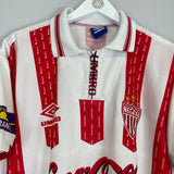 Shop 1999/00 NECAXA HOME SHIRT (XL) UMBRO, classic football shirts, vintage football shirts & retro soccer jerseys at Cult Kits