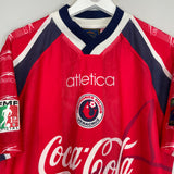 Shop 1998/99 TIBURONES VERACRUZ HOME SHIRT (L) ATLETICA, classic football shirts, vintage football shirts & retro soccer jerseys at Cult Kits