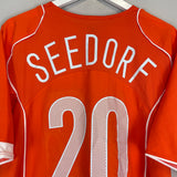 Shop 2004/06 NETHERLANDS SEEDORF #20 HOME SHIRT (XL) NIKE, classic football shirts, vintage football shirts & retro soccer jerseys at Cult Kits