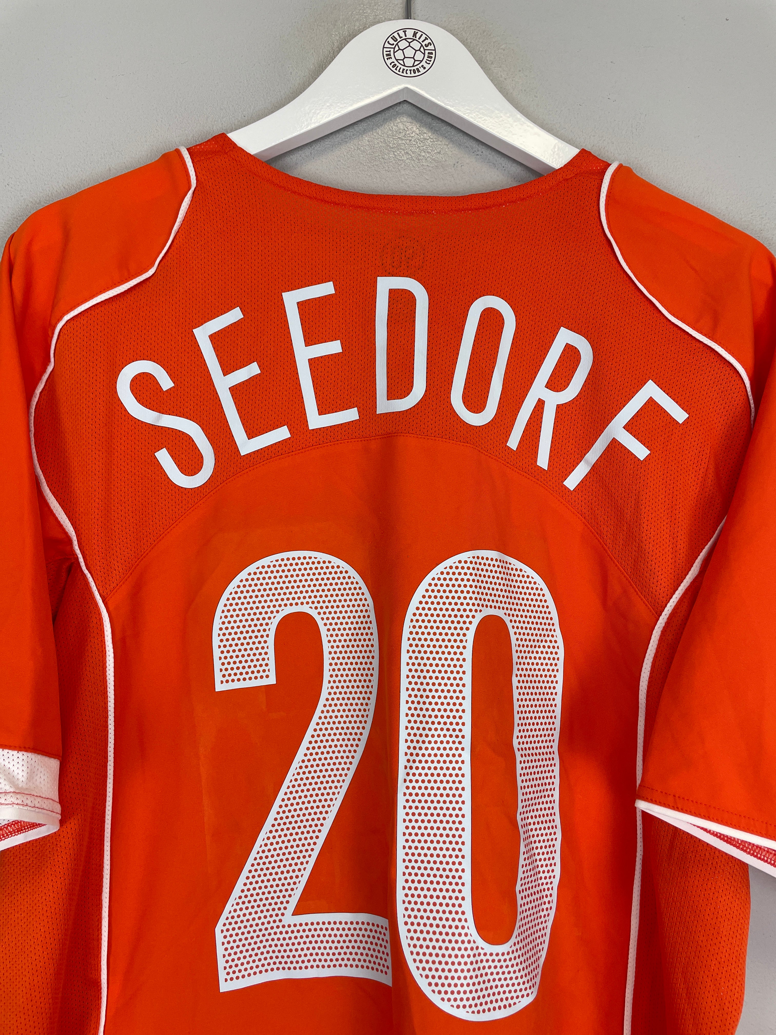 Shop 2004/06 NETHERLANDS SEEDORF #20 HOME SHIRT (XL) NIKE, classic football shirts, vintage football shirts & retro soccer jerseys at Cult Kits