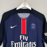 2015/16 PSG CAVANI #9 AUTHENTIC HOME SHIRT (XL) NIKE
