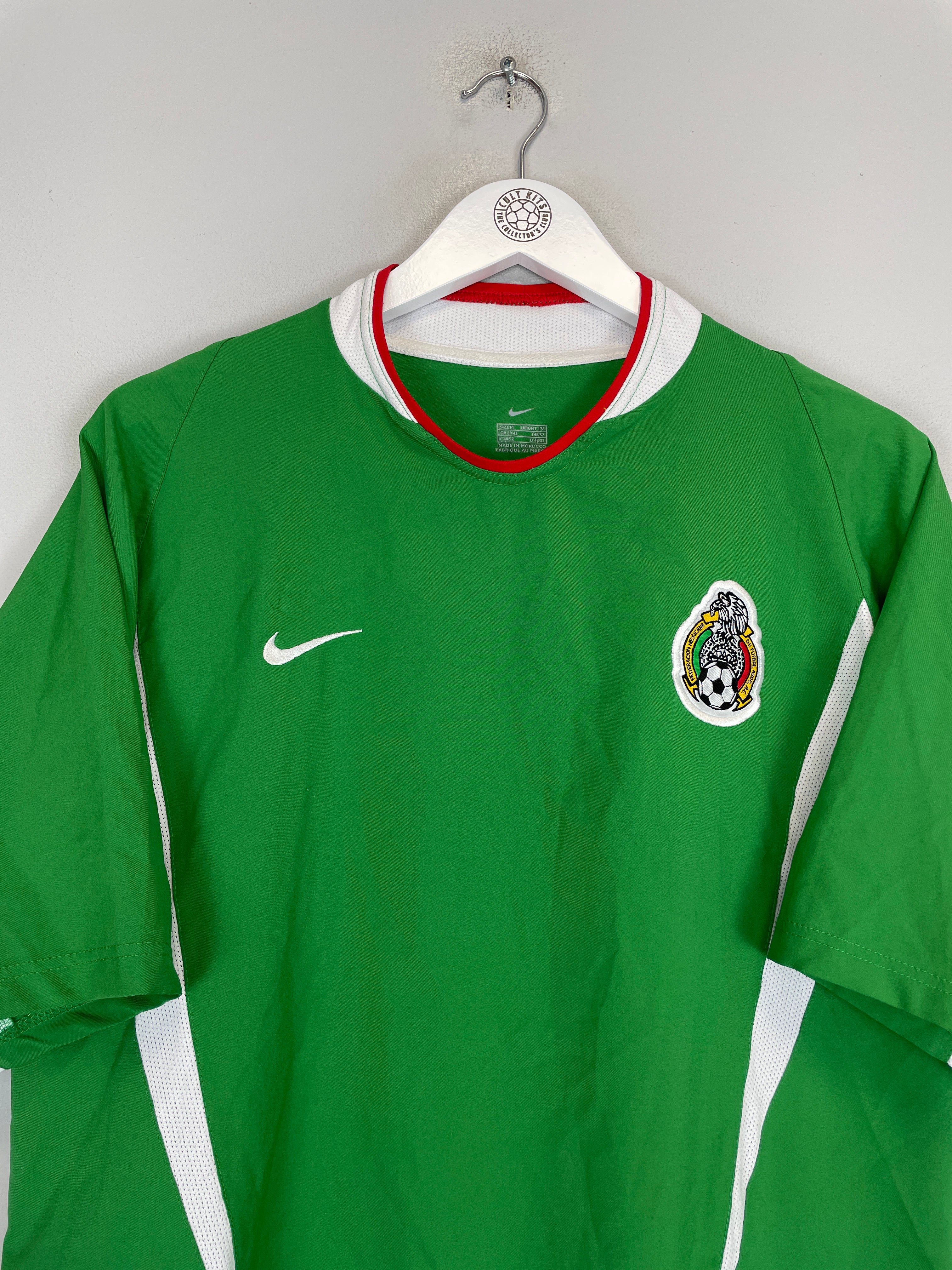 Shop 2003/04 MEXICO HOME SHIRT (M) NIKE, classic football shirts, vintage football shirts & retro soccer jerseys at Cult Kits