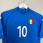 Shop 2000/02 ITALY TOTTI #10 HOME SHIRT (S) KAPPA, classic football shirts, vintage football shirts & retro soccer jerseys at Cult Kits