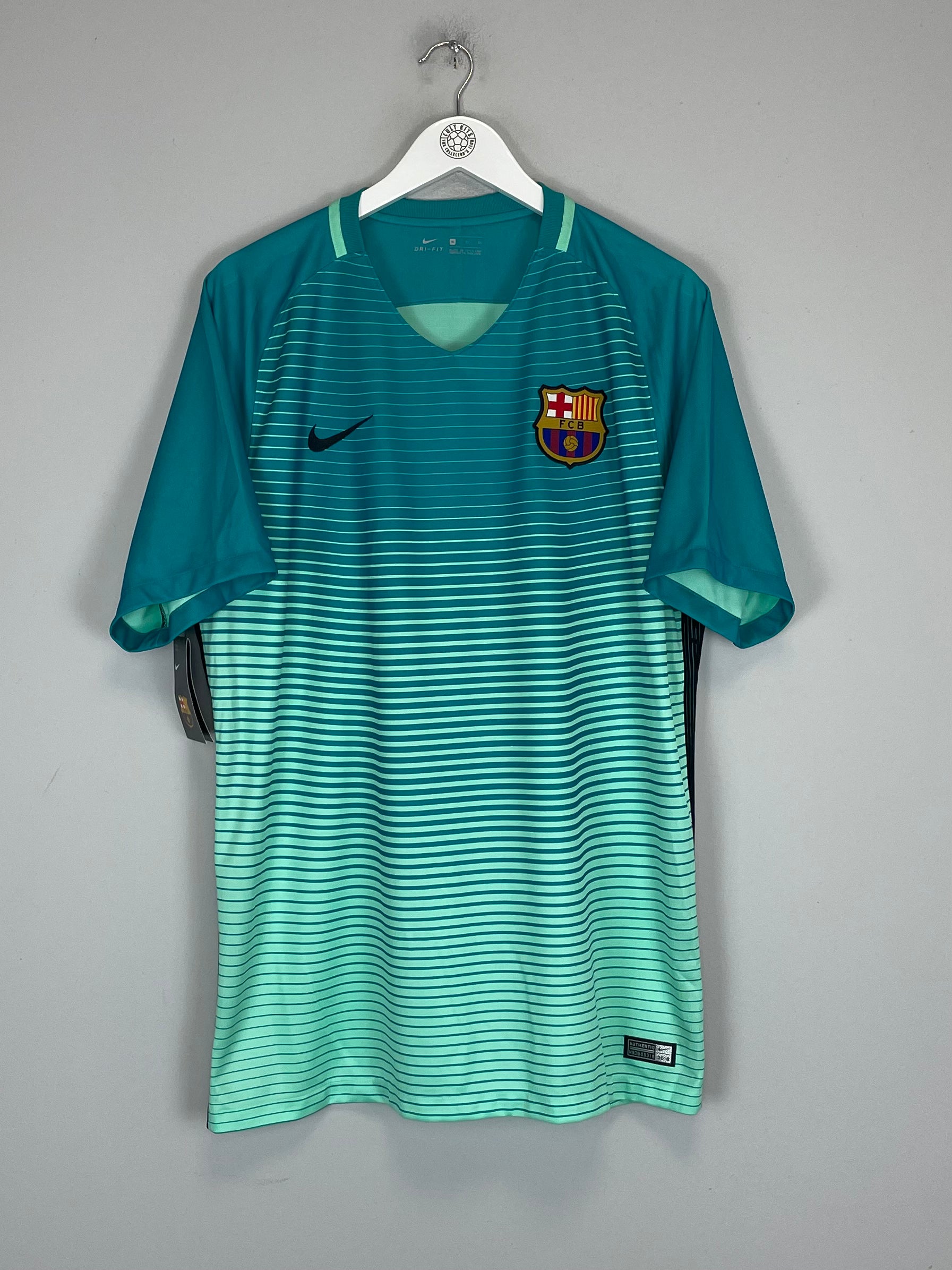 Shop 2016/17 BARCELONA NEYMAR #11 *BNWT* THIRD SHIRT (XL) NIKE, classic football shirts, vintage football shirts & retro soccer jerseys at Cult Kits