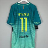 Shop 2016/17 BARCELONA NEYMAR #11 *BNWT* THIRD SHIRT (XL) NIKE, classic football shirts, vintage football shirts & retro soccer jerseys at Cult Kits