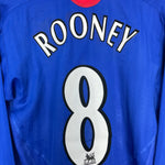 Shop 2005/06 MANCHESTER UNITED ROONEY #8 L/S AWAY SHIRT (M) NIKE, classic football shirts, vintage football shirts & retro soccer jerseys at Cult Kits