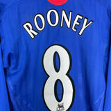 Shop 2005/06 MANCHESTER UNITED ROONEY #8 L/S AWAY SHIRT (M) NIKE, classic football shirts, vintage football shirts & retro soccer jerseys at Cult Kits