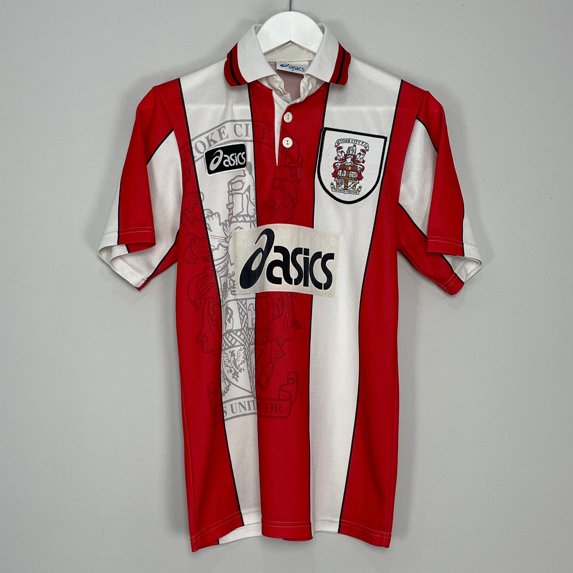 Shop 1996/97 STOKE CITY HOME SHIRT (S) ASICS, classic football shirts, vintage football shirts & retro soccer jerseys at Cult Kits