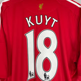 2008/10 LIVERPOOL KUYT #18 HOME SHIRT (XL) ADIDAS