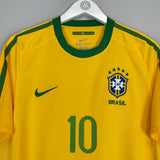 2010/11 BRAZIL KAKA #10 HOME SHIRT (M) NIKE