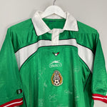 Shop 2000/01 MEXICO *SQUAD SIGNED* HOME SHIRT (XL) ATLETICA, classic football shirts, vintage football shirts & retro soccer jerseys at Cult Kits