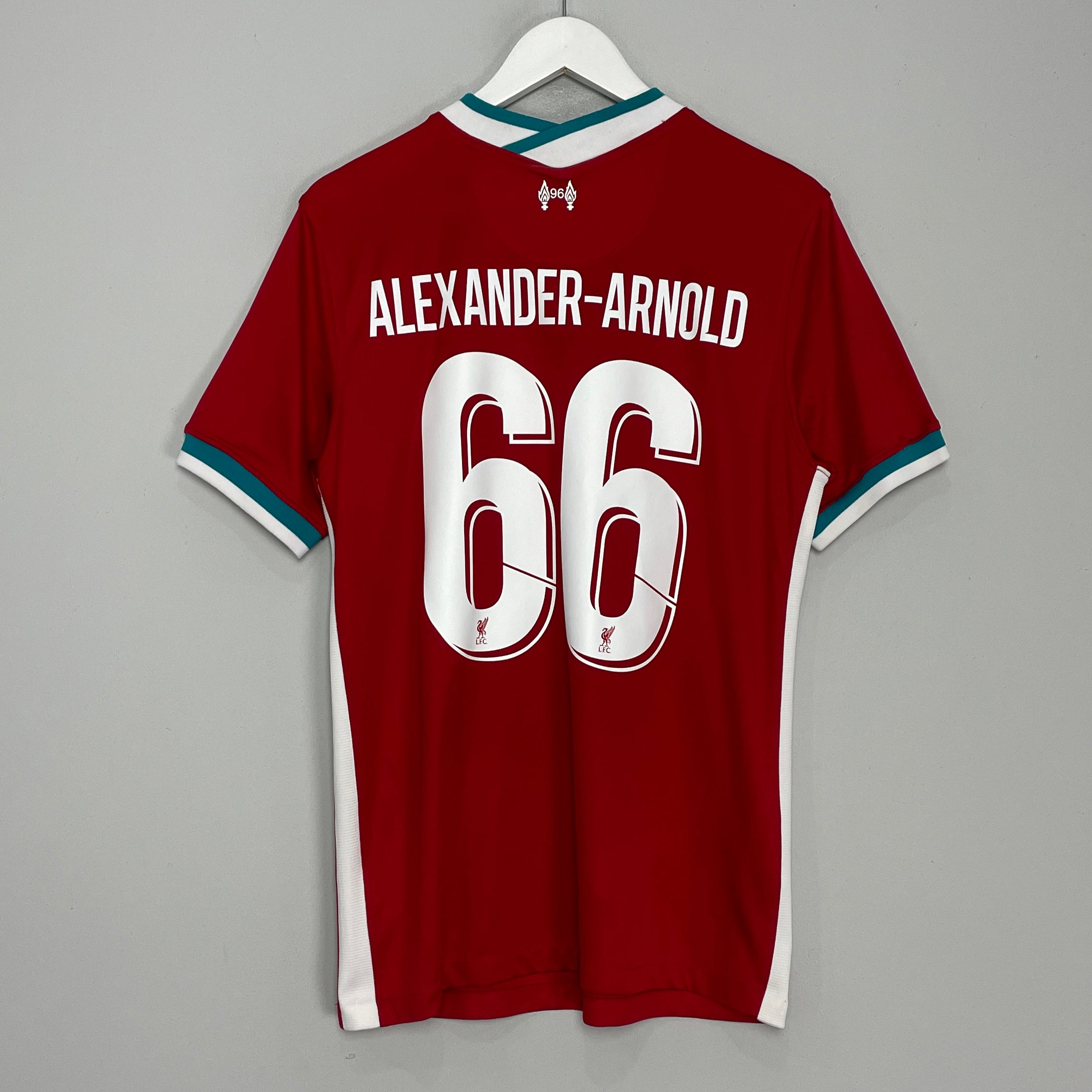 Shop 2020/21 LIVERPOOL ALEXANDER-ARNOLD #66 HOME SHIRT (M) NIKE, classic football shirts, vintage football shirts & retro soccer jerseys at Cult Kits