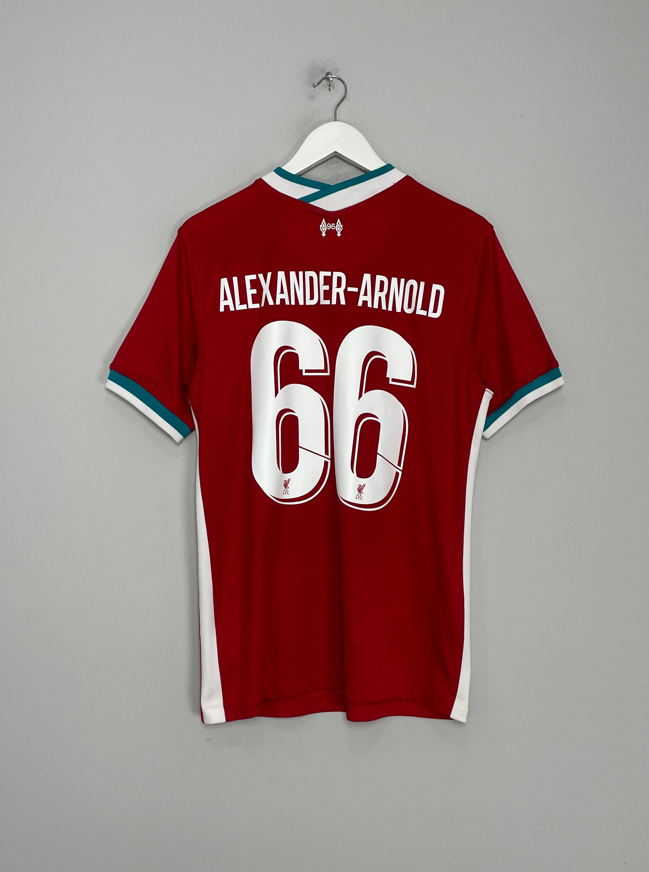 Shop 2020/21 LIVERPOOL ALEXANDER-ARNOLD #66 HOME SHIRT (M) NIKE, classic football shirts, vintage football shirts & retro soccer jerseys at Cult Kits