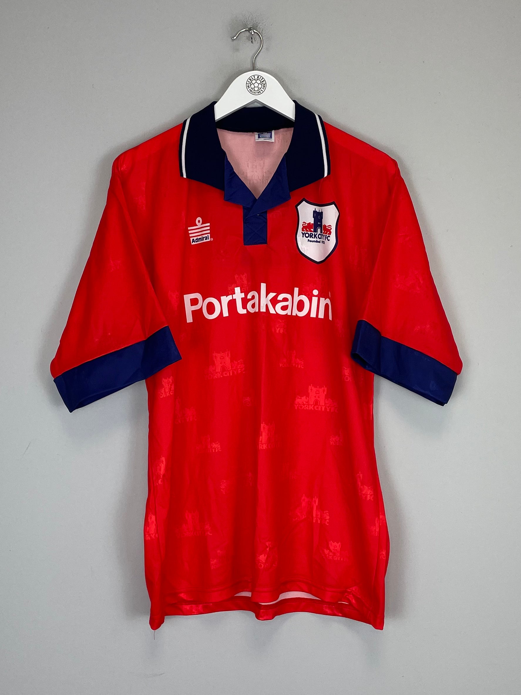 Shop 1996/97 YORK CITY *MINT* HOME SHIRT (L) ADMIRAL, classic football shirts, vintage football shirts & retro soccer jerseys at Cult Kits