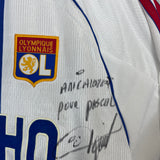 Shop 1998/99 LYON *SIGNED* HOME SHIRT (M) ADIDAS, classic football shirts, vintage football shirts & retro soccer jerseys at Cult Kits
