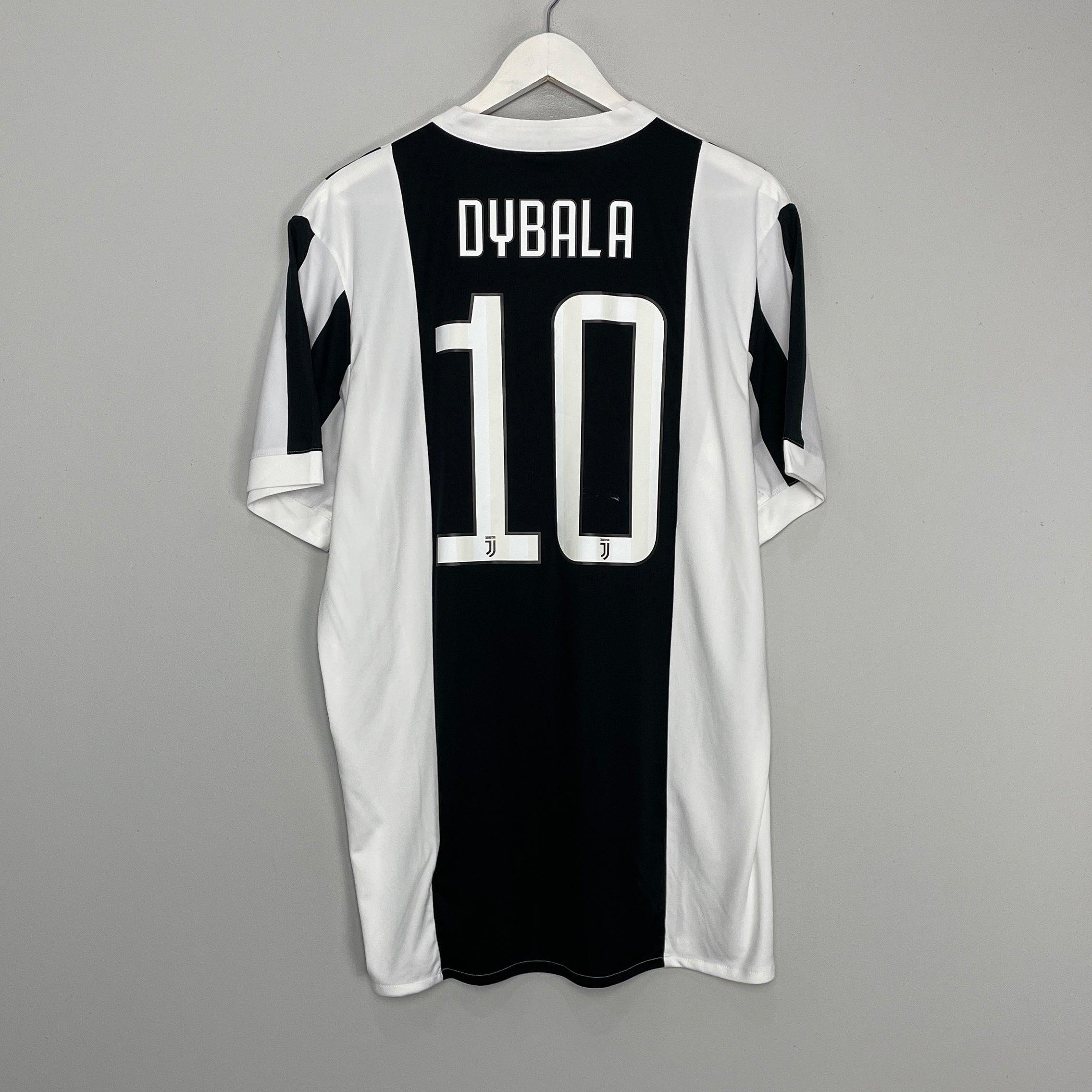 Shop 2017/18 JUVENTUS DYBALA #10 HOME SHIRT (XL) ADIDAS, classic football shirts, vintage football shirts & retro soccer jerseys at Cult Kits