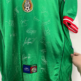 Shop 2000/01 MEXICO *SQUAD SIGNED* HOME SHIRT (XL) ATLETICA, classic football shirts, vintage football shirts & retro soccer jerseys at Cult Kits