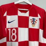 Shop 2018/19 CROATIA REBIC #18 HOME SHIRT (XL) NIKE, classic football shirts, vintage football shirts & retro soccer jerseys at Cult Kits