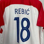 Shop 2018/19 CROATIA REBIC #18 HOME SHIRT (XL) NIKE, classic football shirts, vintage football shirts & retro soccer jerseys at Cult Kits