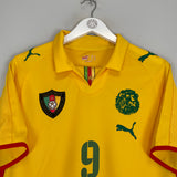 2008/09 CAMEROON ETO'O #9 AWAY SHIRT (M) PUMA