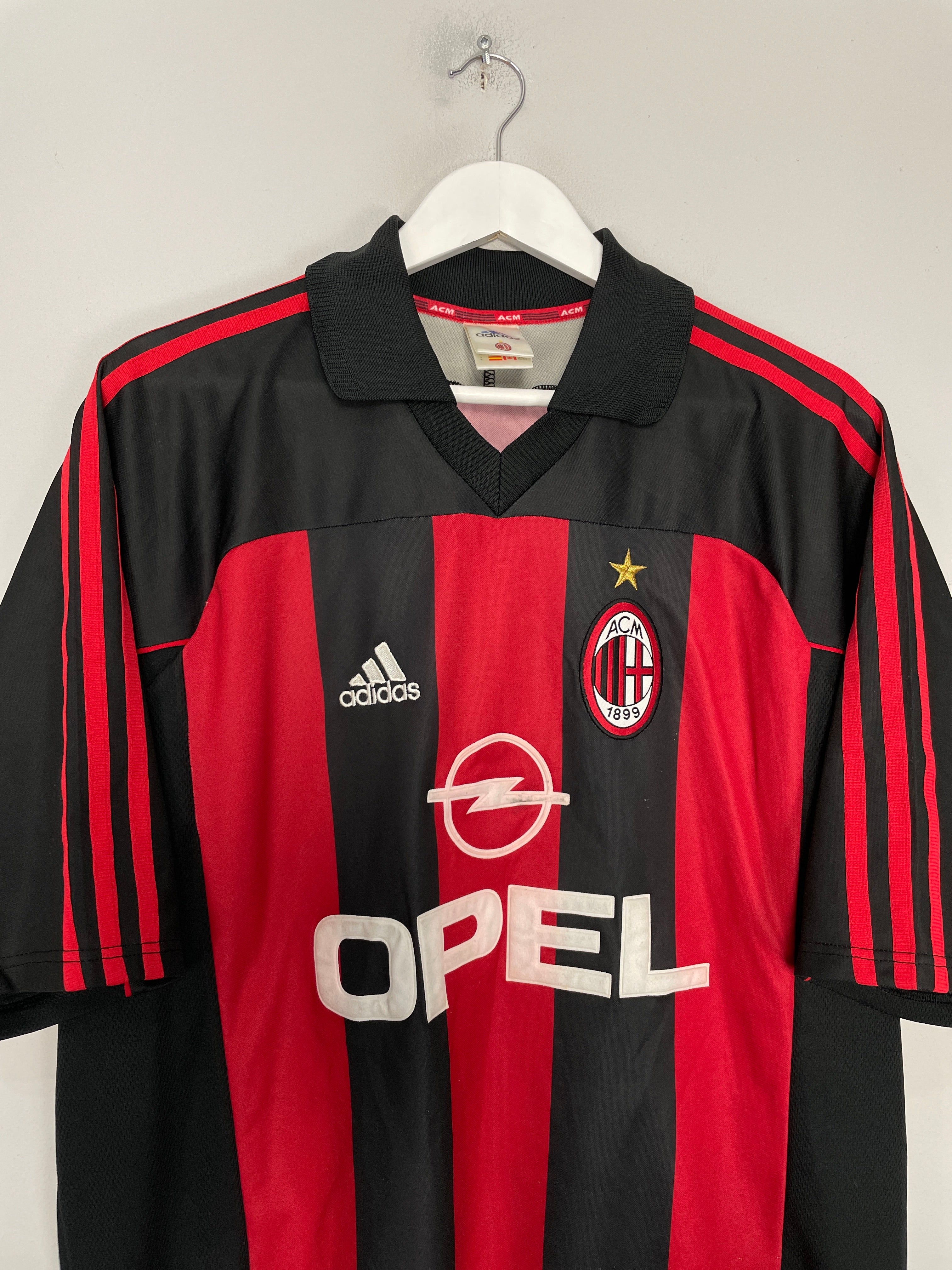 Shop 1998/00 AC MILAN BOBAN #10 HOME SHIRT (XL) ADIDAS, classic football shirts, vintage football shirts & retro soccer jerseys at Cult Kits