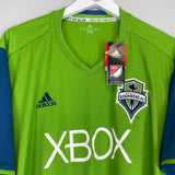 Shop 2016/17 SEATTLE SOUNDERS *BNWT* HOME SHIRT (XXL) ADIDAS, classic football shirts, vintage football shirts & retro soccer jerseys at Cult Kits