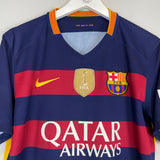 2015/16 BARCELONA NEYMAR JR #11 HOME SHIRT (L) NIKE