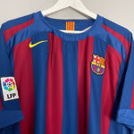 Shop 2005/06 BARCELONA MESSI #30 HOME SHIRT (L) NIKE, classic football shirts, vintage football shirts & retro soccer jerseys at Cult Kits