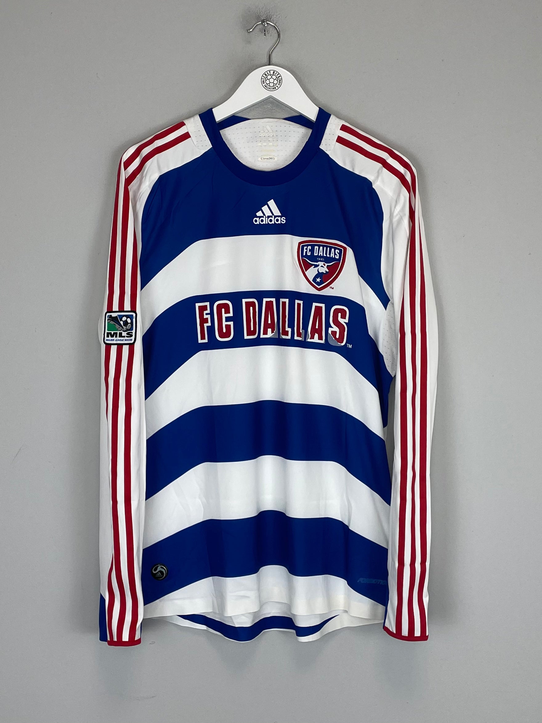 Shop 2008/09 FC DALLAS L/S *PLAYER ISSUE* AWAY SHIRT (L) ADIDAS, classic football shirts, vintage football shirts & retro soccer jerseys at Cult Kits
