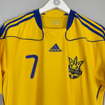 Shop 2010/12 UKRAINE SHEVCHENKO #7 *BNWT* HOME SHIRT (L) ADIDAS, classic football shirts, vintage football shirts & retro soccer jerseys at Cult Kits