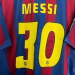 Shop 2005/06 BARCELONA MESSI #30 HOME SHIRT (L) NIKE, classic football shirts, vintage football shirts & retro soccer jerseys at Cult Kits