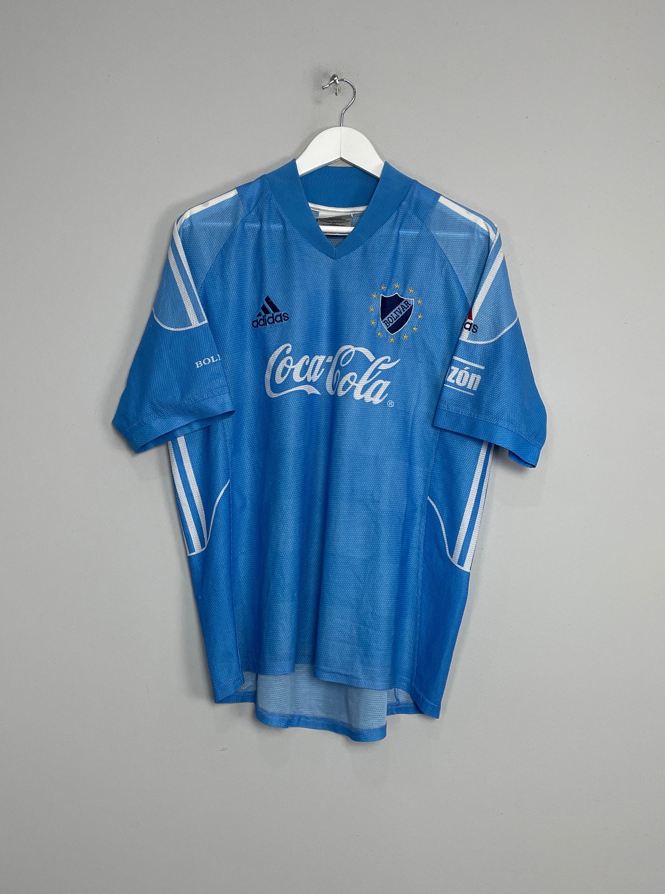 Shop 2002/03 BOLIVAR HOME SHIRT (S) ADIDAS, classic football shirts, vintage football shirts & retro soccer jerseys at Cult Kits