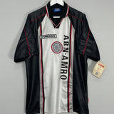 Shop 1998/99 AJAX *BNWT* AWAY SHIRT (XL) UMBRO, classic football shirts, vintage football shirts & retro soccer jerseys at Cult Kits