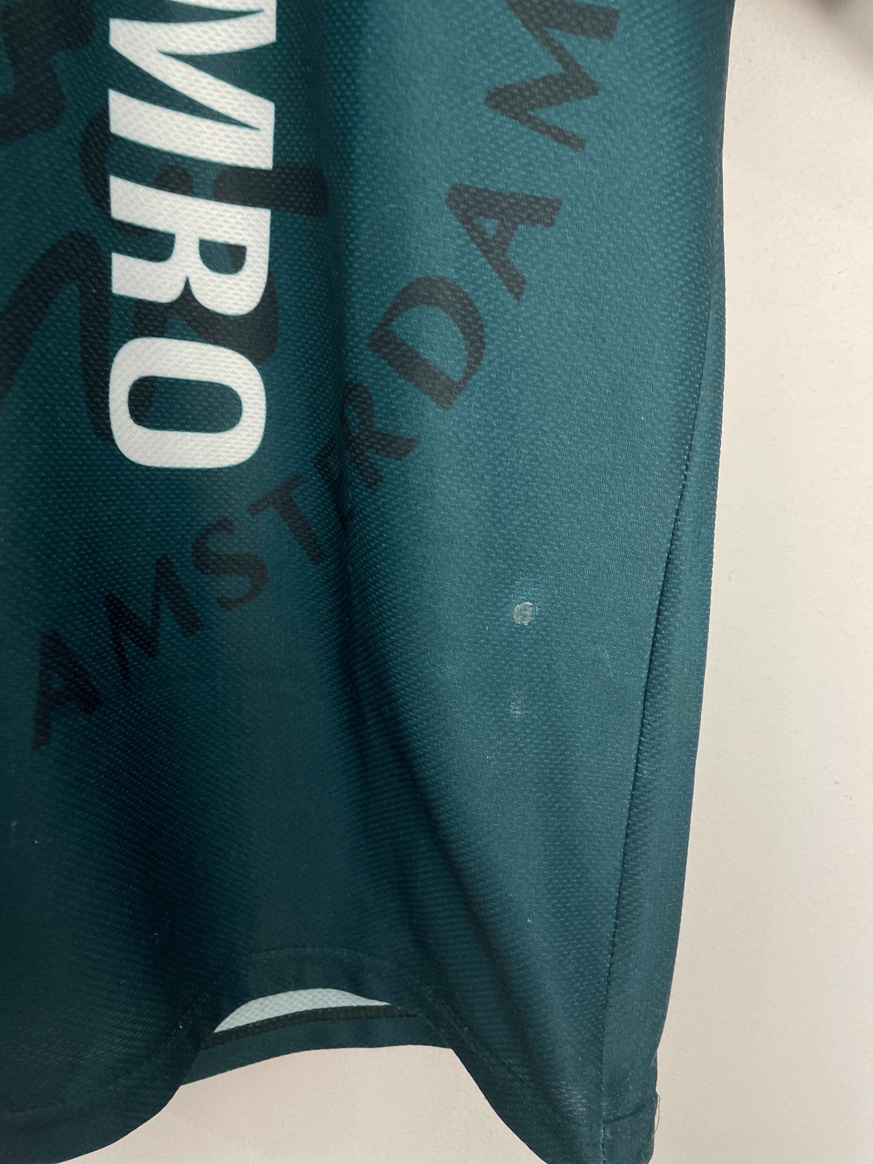 Shop 1995/96 AJAX AWAY SHIRT (M) UMBRO, classic football shirts, vintage football shirts & retro soccer jerseys at Cult Kits