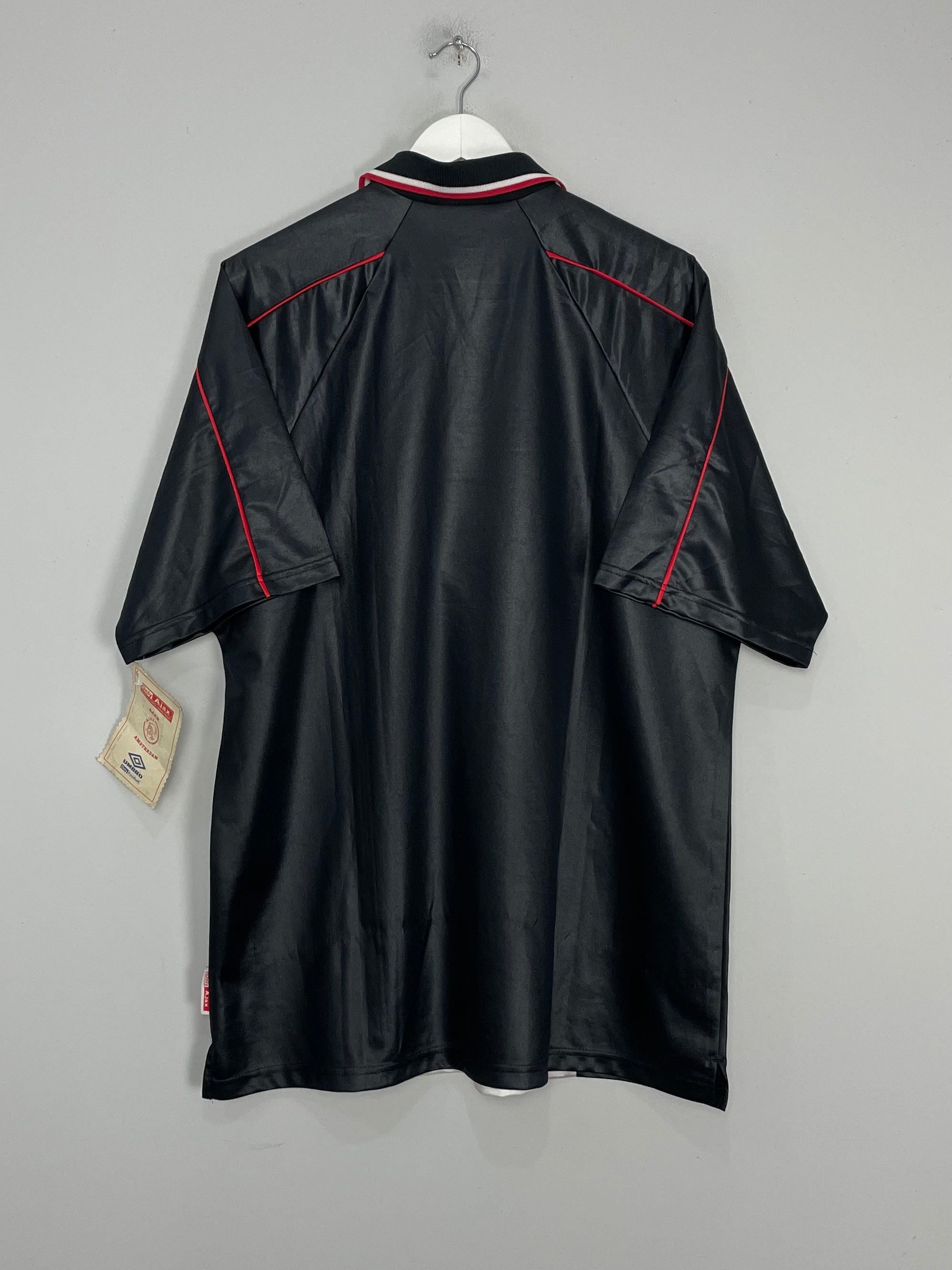 Shop 1998/99 AJAX *BNWT* AWAY SHIRT (XL) UMBRO, classic football shirts, vintage football shirts & retro soccer jerseys at Cult Kits