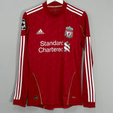 2010/11 LIVERPOOL CARROLL #9 C/L L/S HOME SHIRT (S) ADIDAS