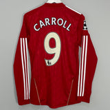 2010/11 LIVERPOOL CARROL #9 C/L L/S HOME SHIRT (S) ADIDAS