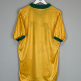 1986 BRAZIL #11 REISSUE HOME SHIRT (XL) PENALTY