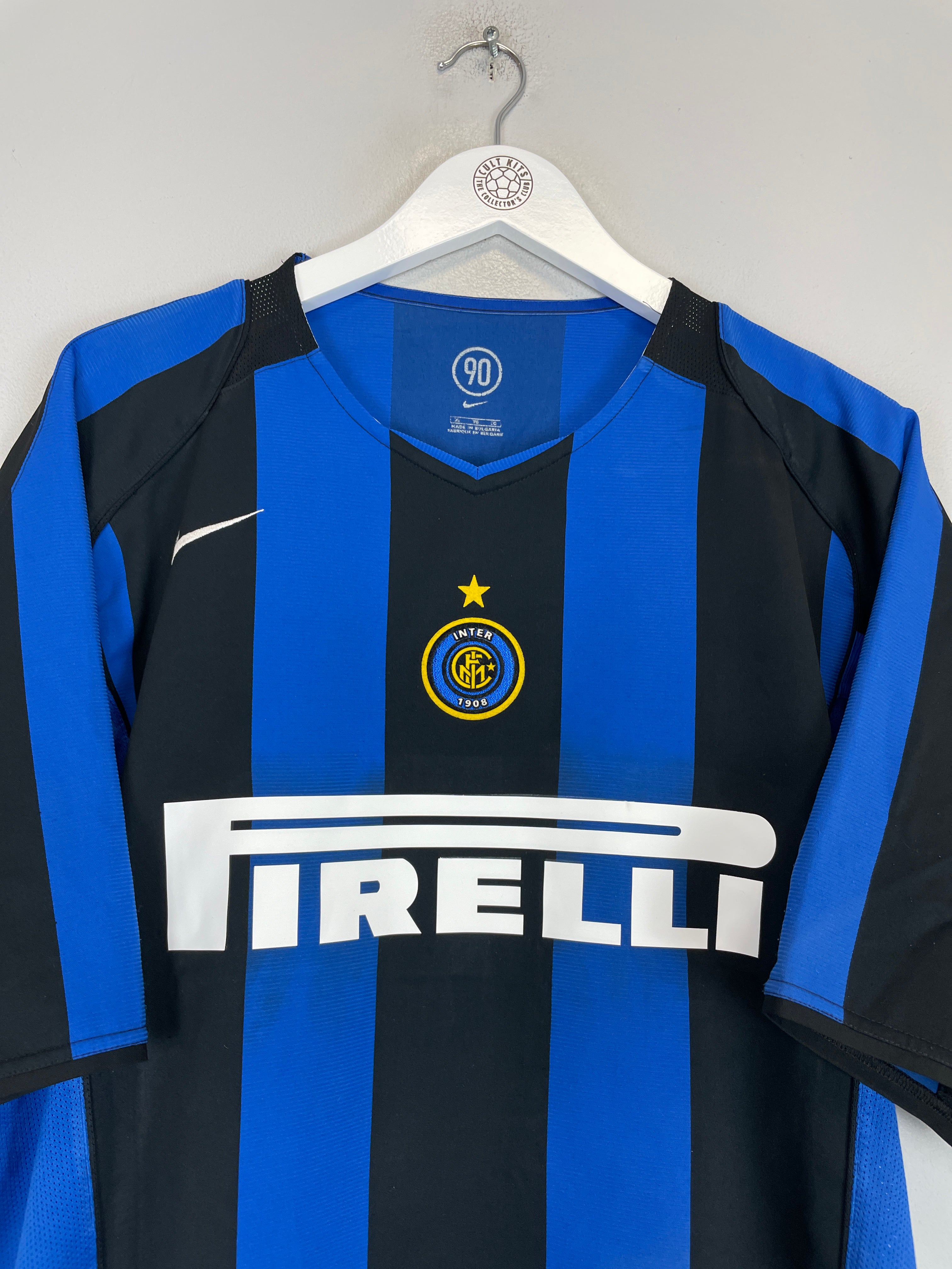 2004/05 INTER MILAN ADRIANO #10 HOME SHIRT (XL) NIKE – Cult Kits