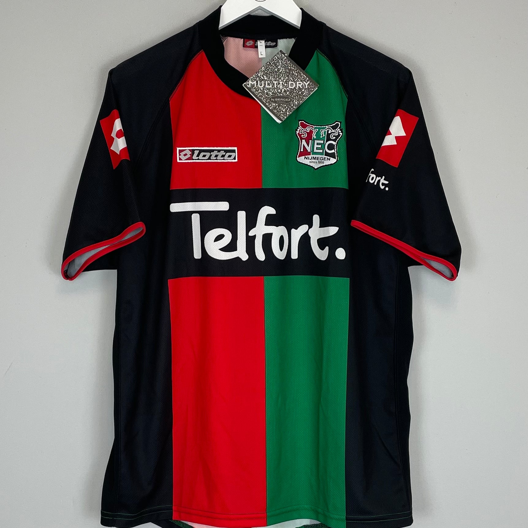 Shop 2005/06 NEC NIJMEGEN *BNWT* HOME SHIRT (L) LOTTO, classic football shirts, vintage football shirts & retro soccer jerseys at Cult Kits